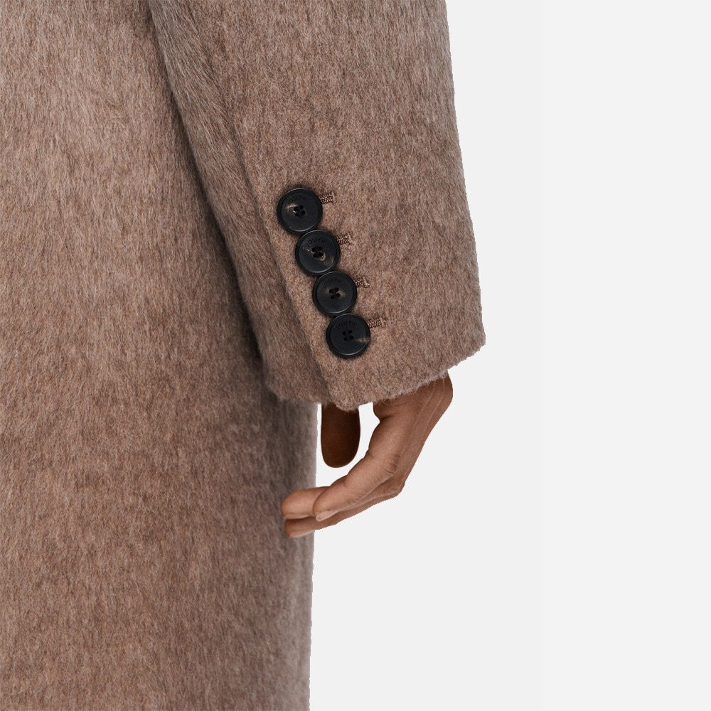 Yak Wool Lilas Coat - Oak