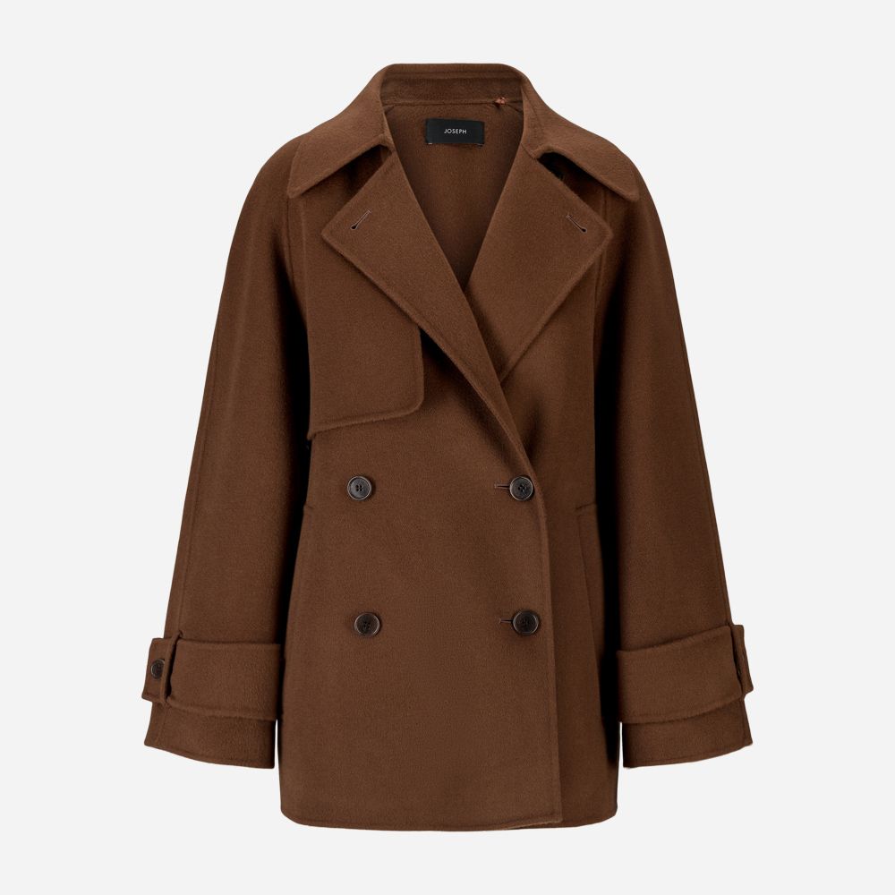 Double Face Cashmere Marne Coat - Arabica