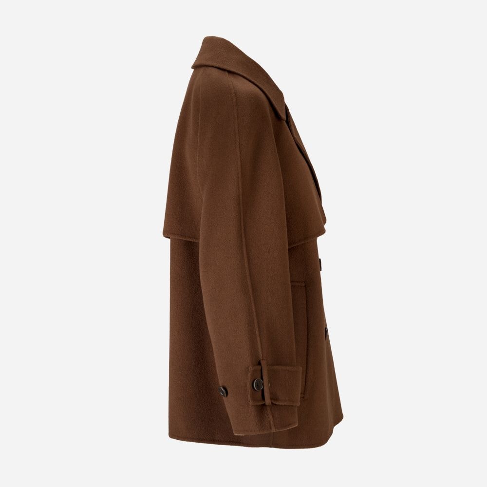 Double Face Cashmere Marne Coat - Arabica