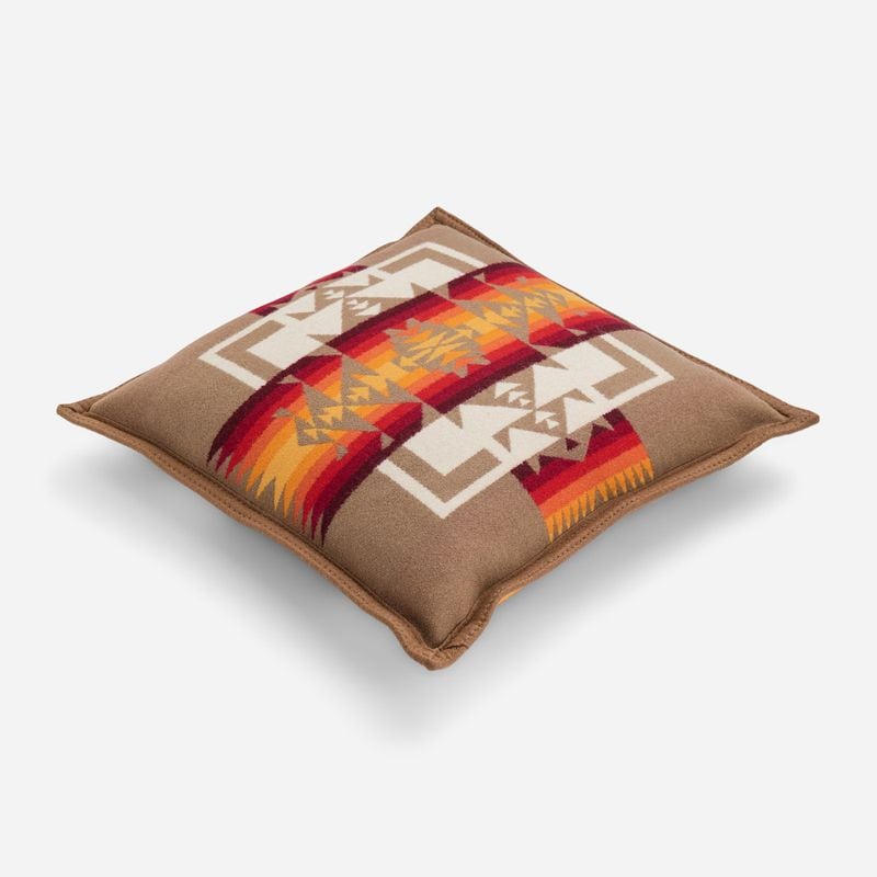 Chief Joseph Pillow 16'' X 16'' - Khaki