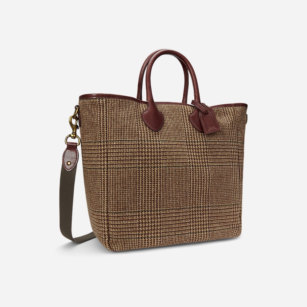 Heritage Tweed Tote - Brown Multi Tweed