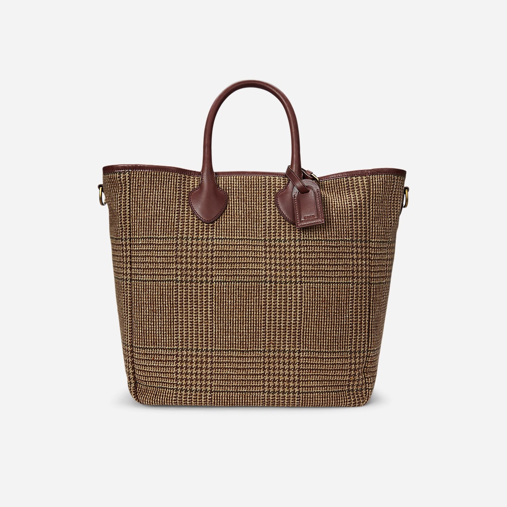 Heritage Tweed Tote - Brown Multi Tweed