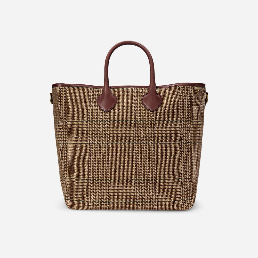 Heritage Tweed Tote - Brown Multi Tweed