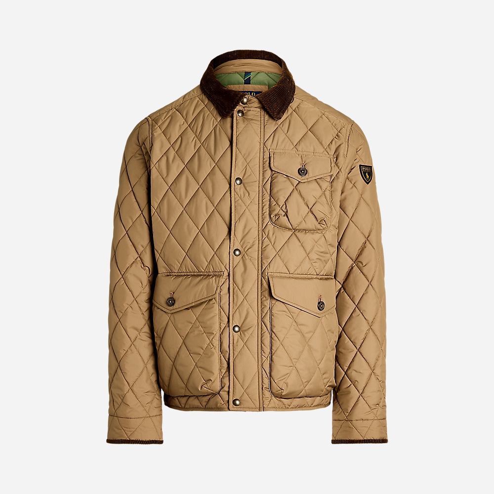 The Beaton Quilted Jacket - Honey Brown