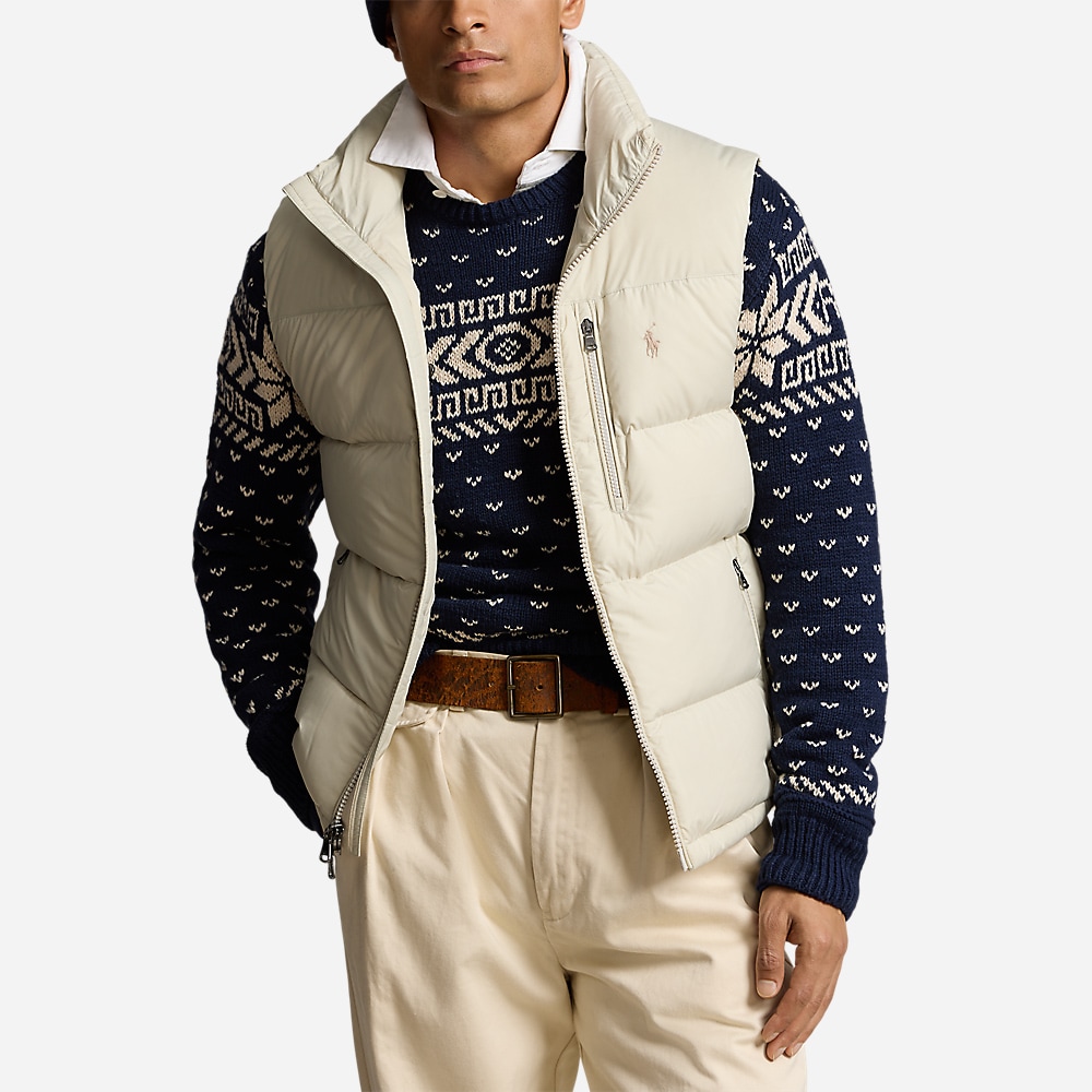 The Gorham Down Vest - Basic Sand