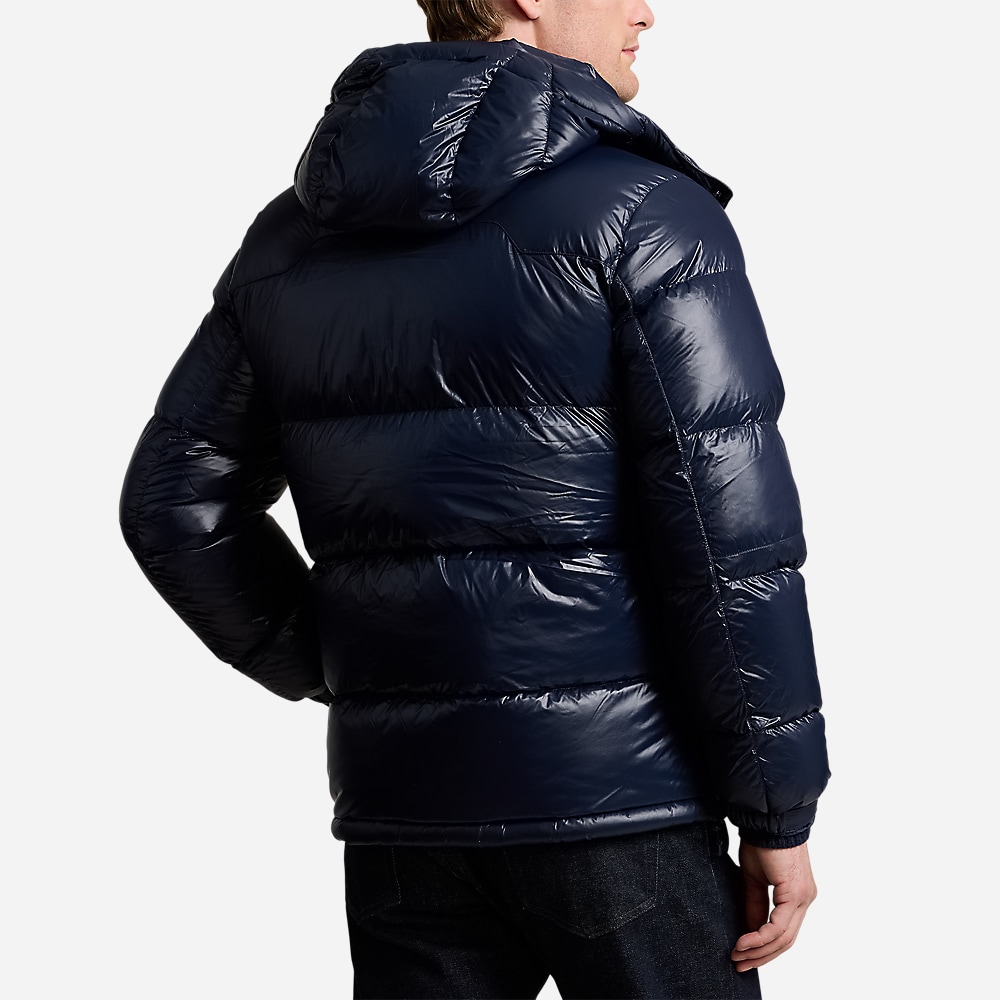 The Gorham Glossed Down Jacket - Collection Navy Glossy