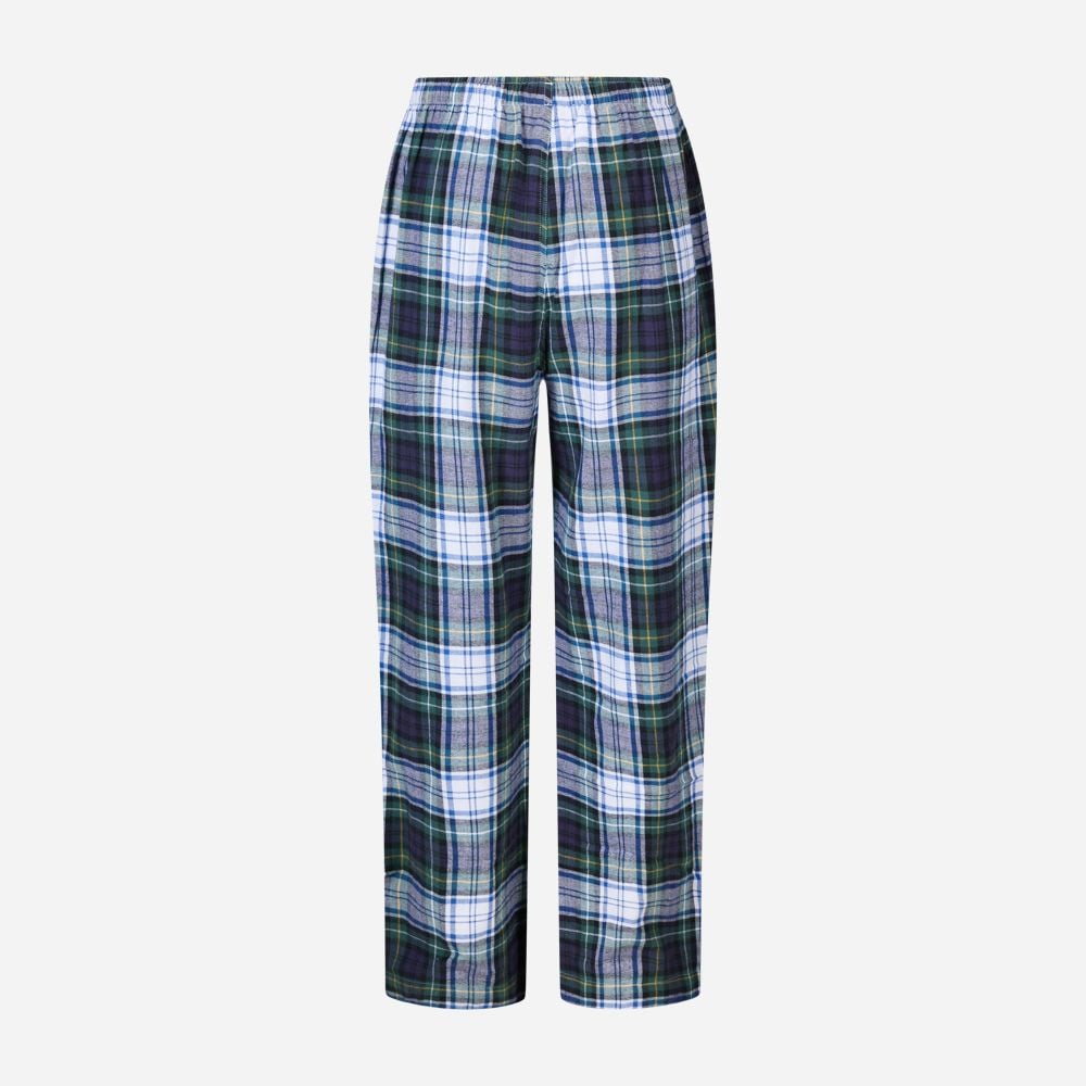 Plaid Flannel Pyjama Pant - Green Multi Plaid