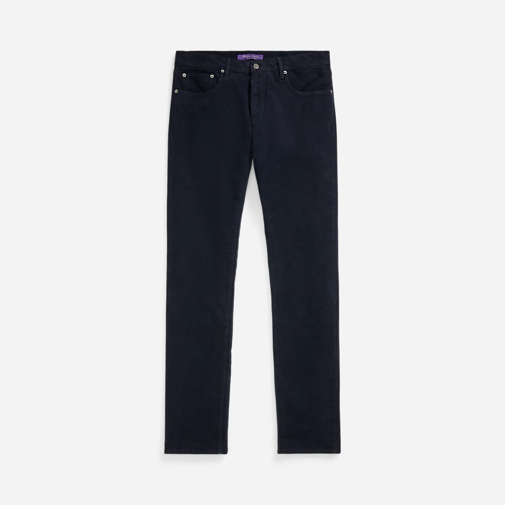 Slim Fit Stretch Moleskin Pant - Classic Chairman Navy