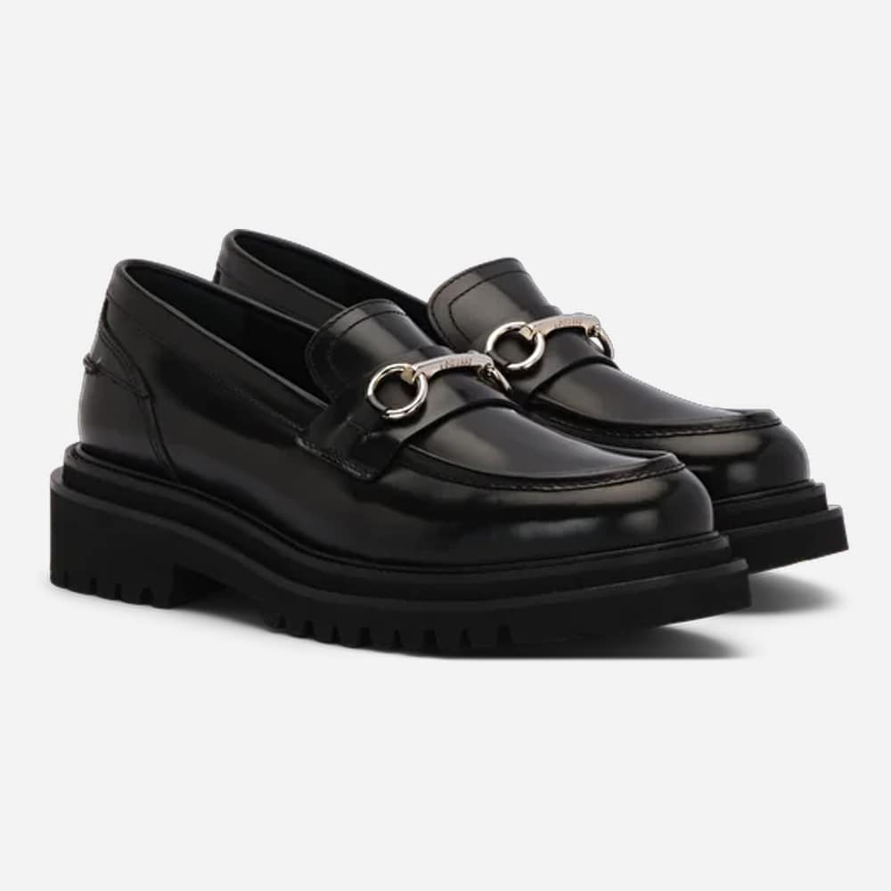 Penny Loafer Buckle - Black