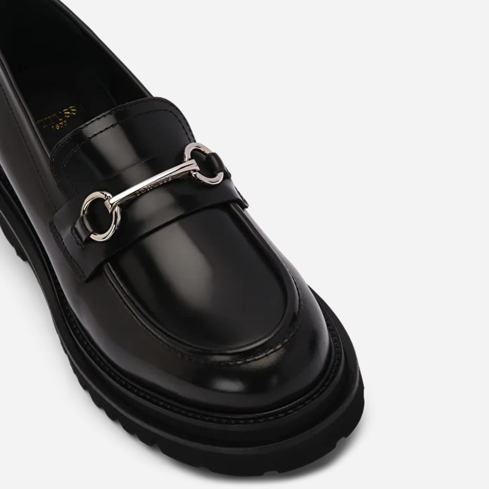 Penny Loafer Buckle - Black