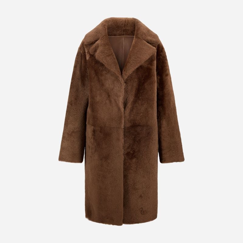 Long Shearling Jacket - Laramer Whiskey