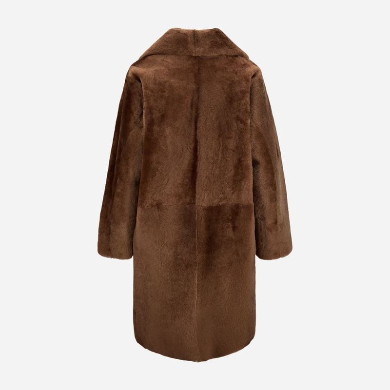 Long Shearling Jacket - Laramer Whiskey