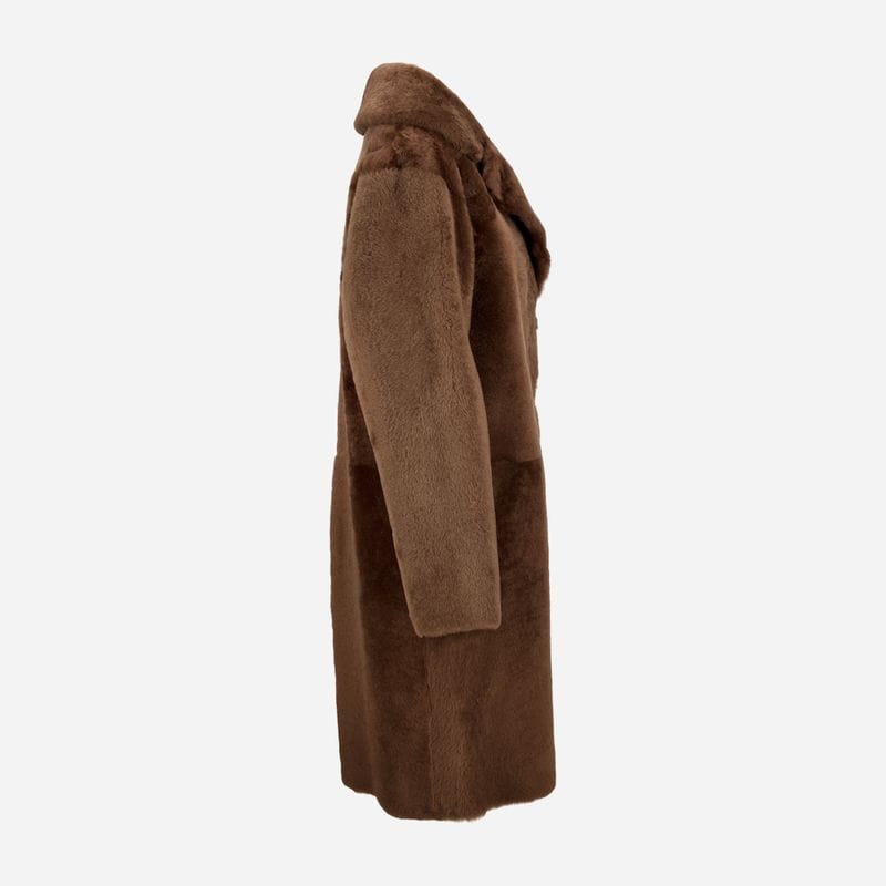 Long Shearling Jacket - Laramer Whiskey