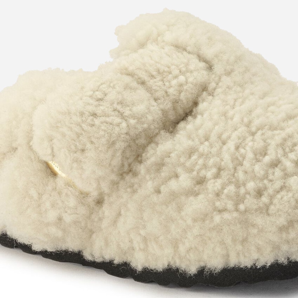 Boston Big Buckle Fur - Eggshell