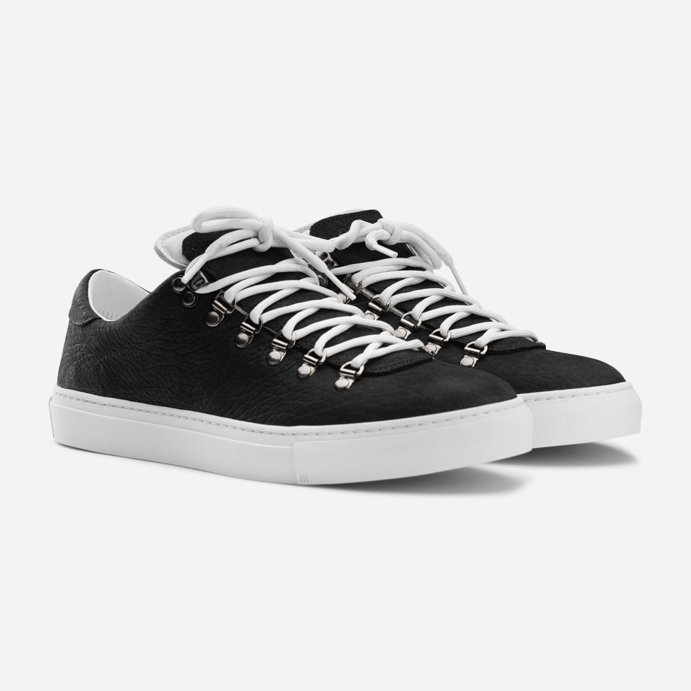 Marostica Low - Black Leather