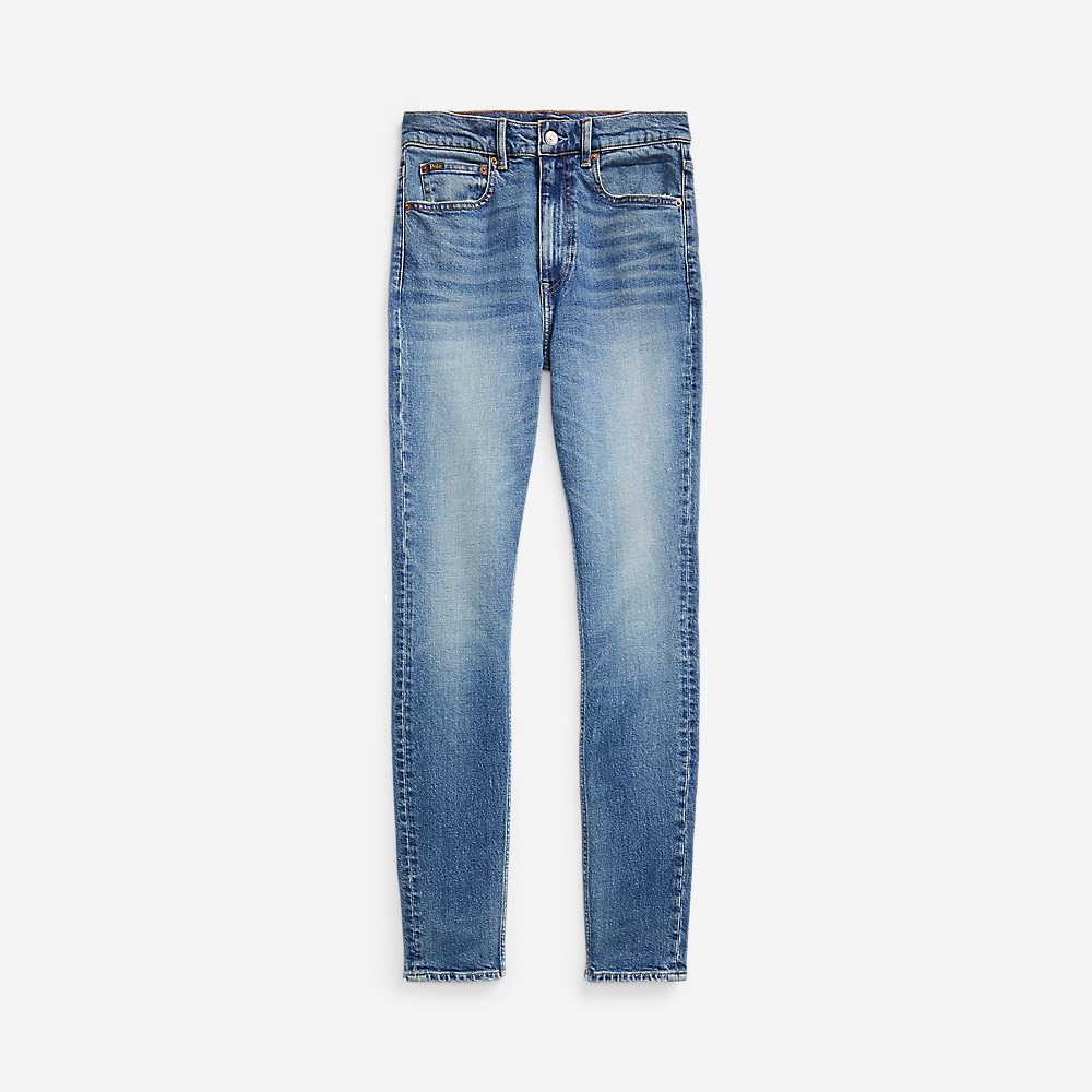 High-Rise Super-Slim Jean - Antares Wash