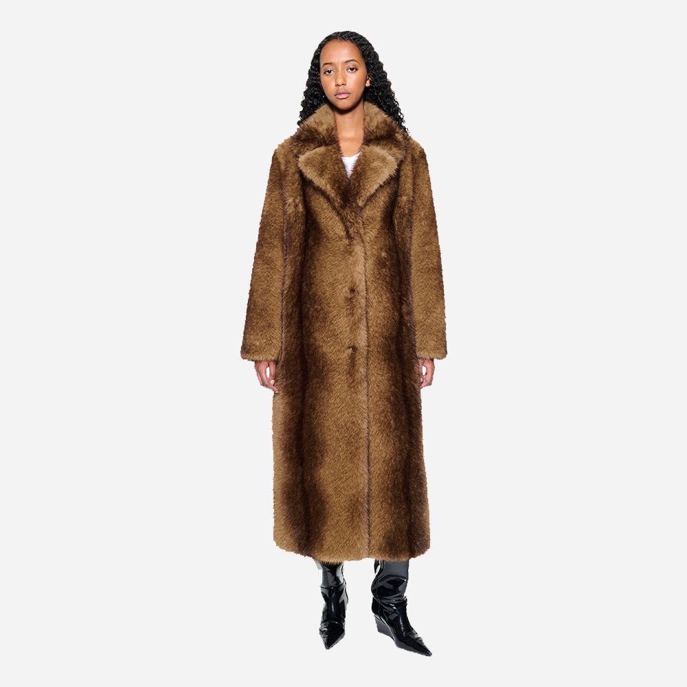 Nora Coat - Natural Brown