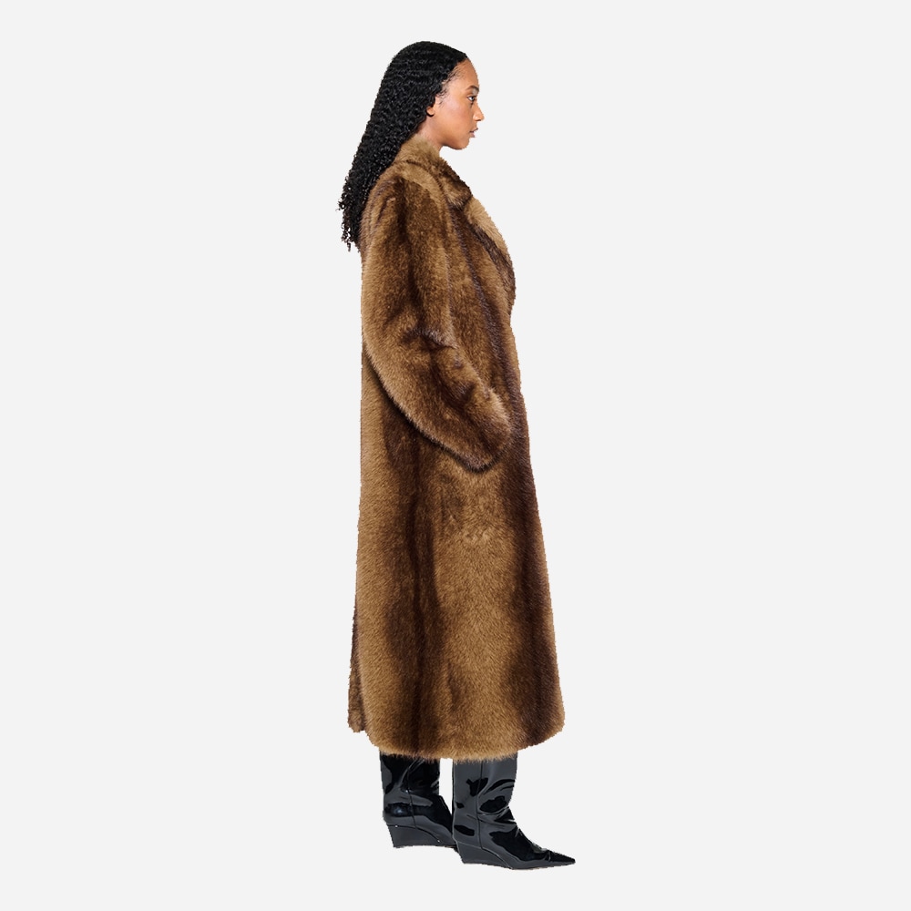 Nora Coat - Natural Brown