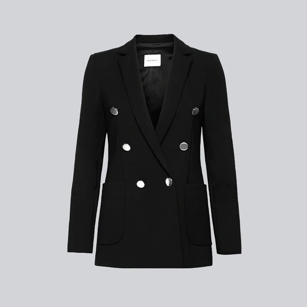 Jenner Jersey Blazer - Black