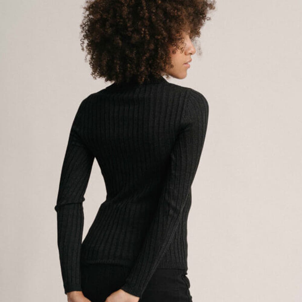 Dome Merino Sweater - Black