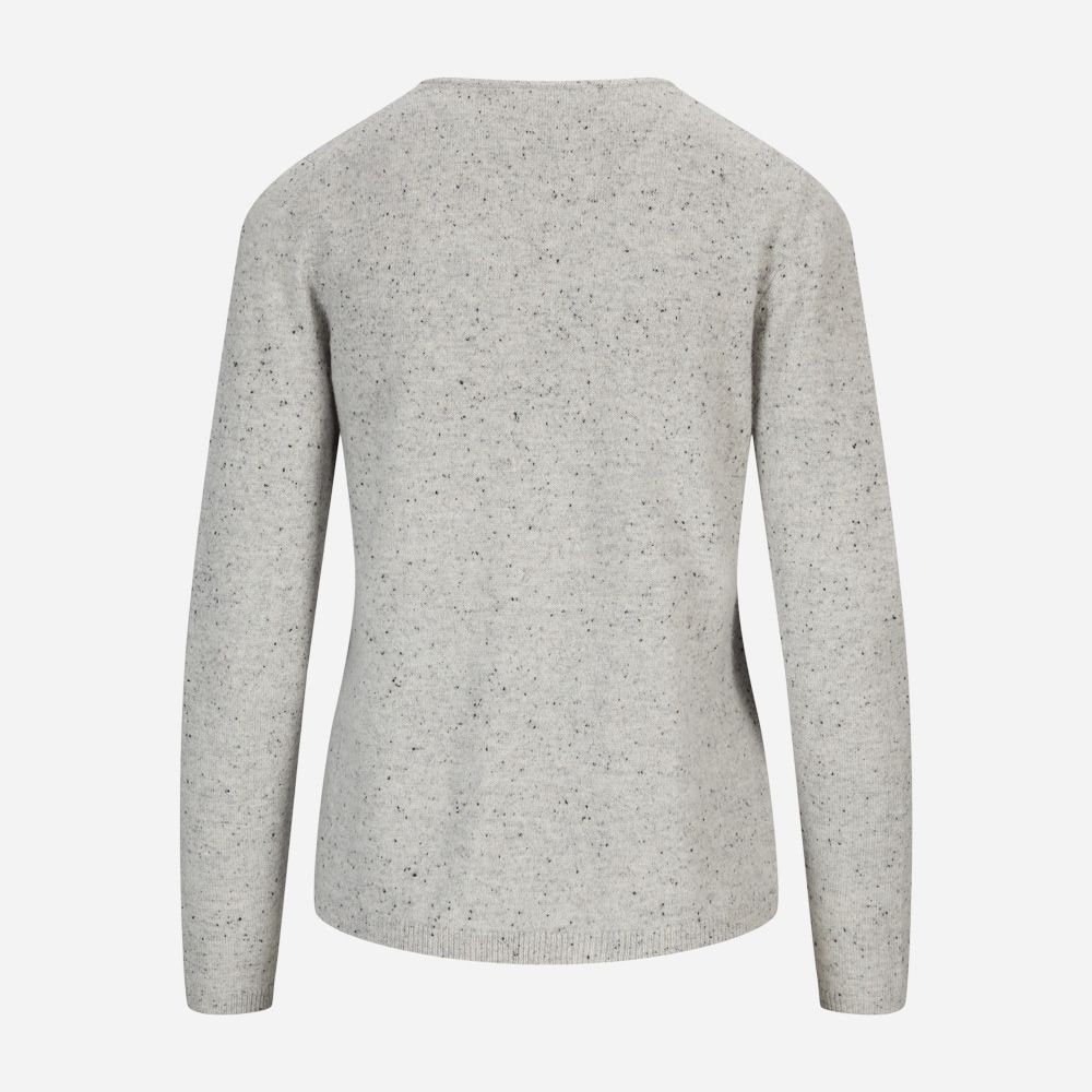 Favorite O Cashmere - Grey Tweed