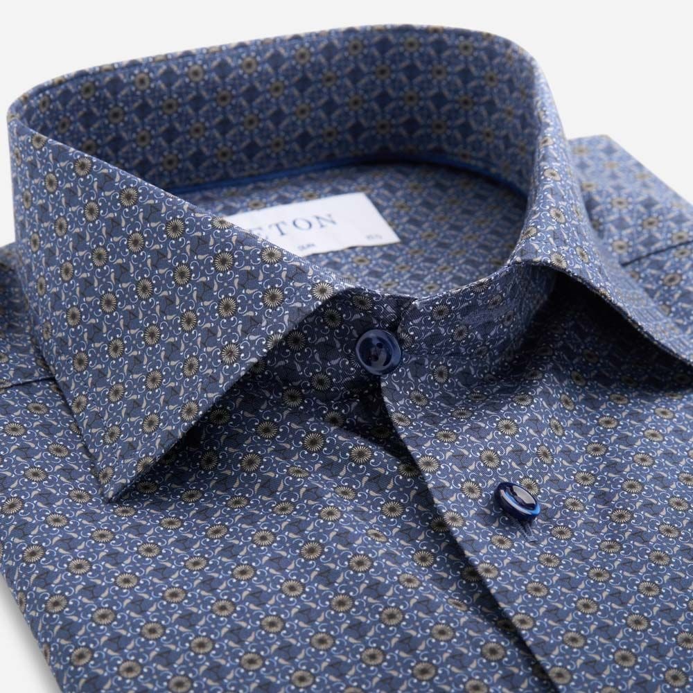 Slim Signature Twill Shirt - Geometric