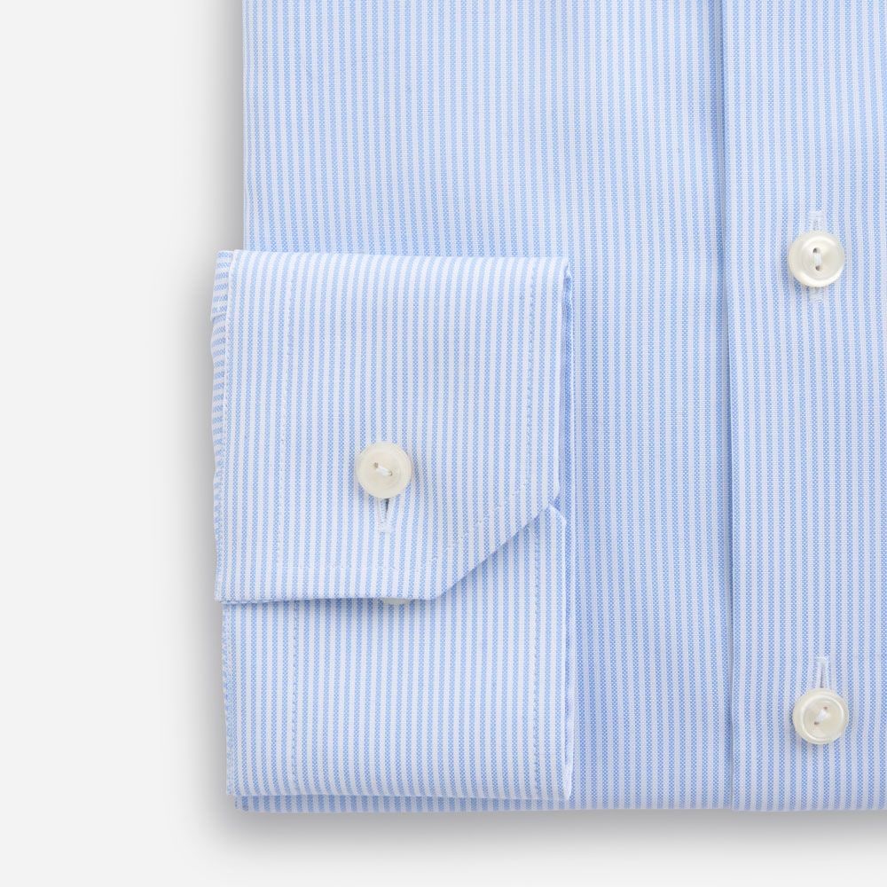 Slim Signature Oxford Shirt - Striped Blue