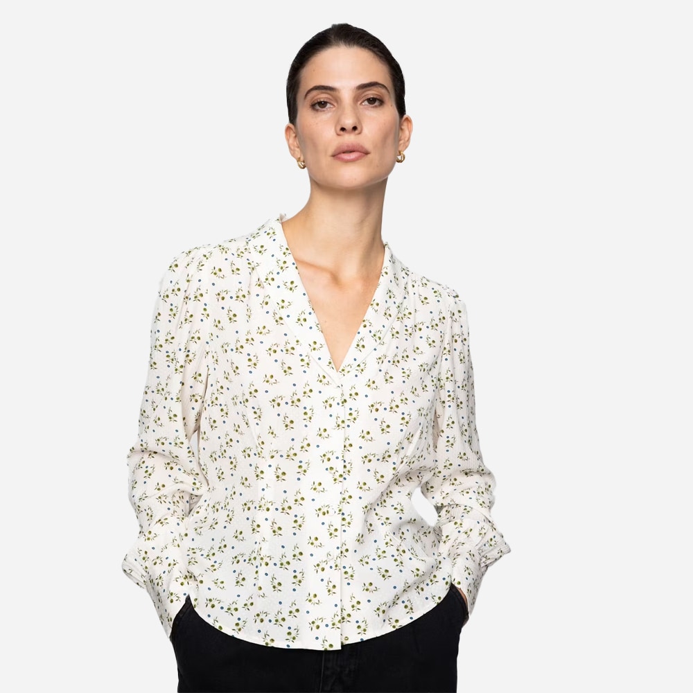 Ylva Blouse - Olive Thyme