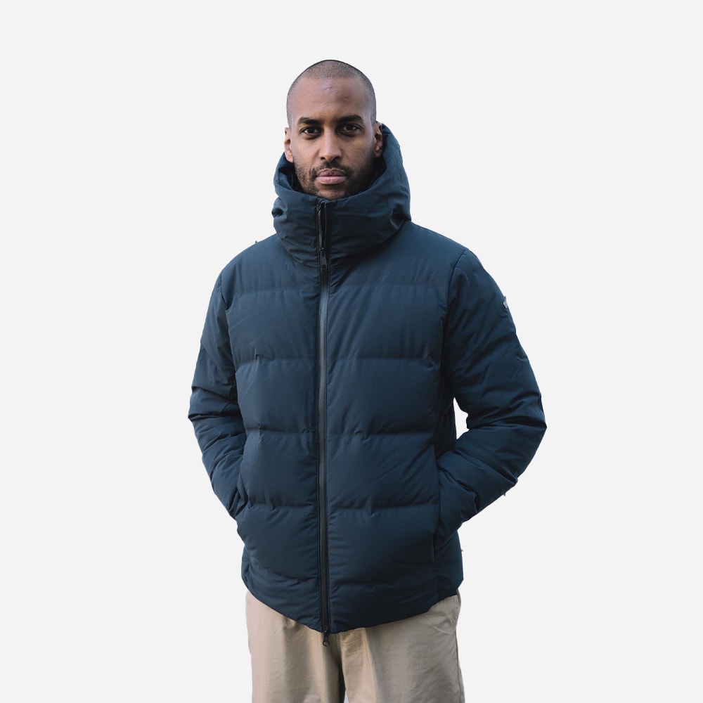 Torrent Short Parka - Midnight Blue