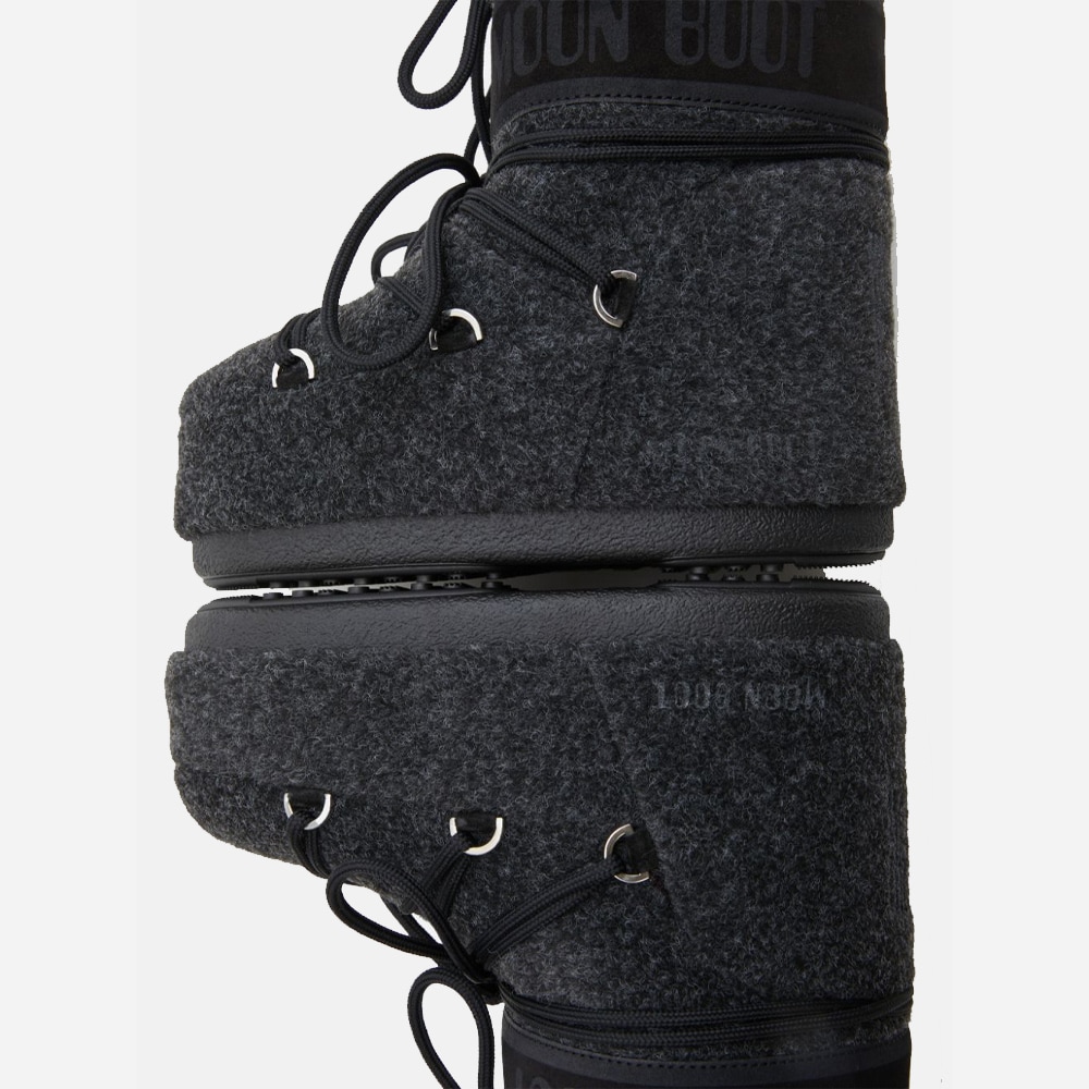 Icon Low Felt - Black Melange