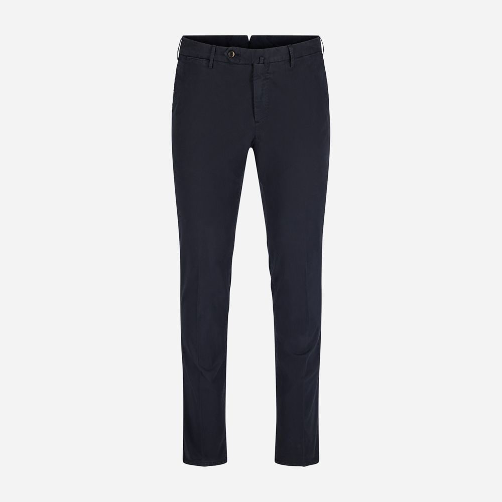 Gabardine Stretch Chinos - Navy Scuro