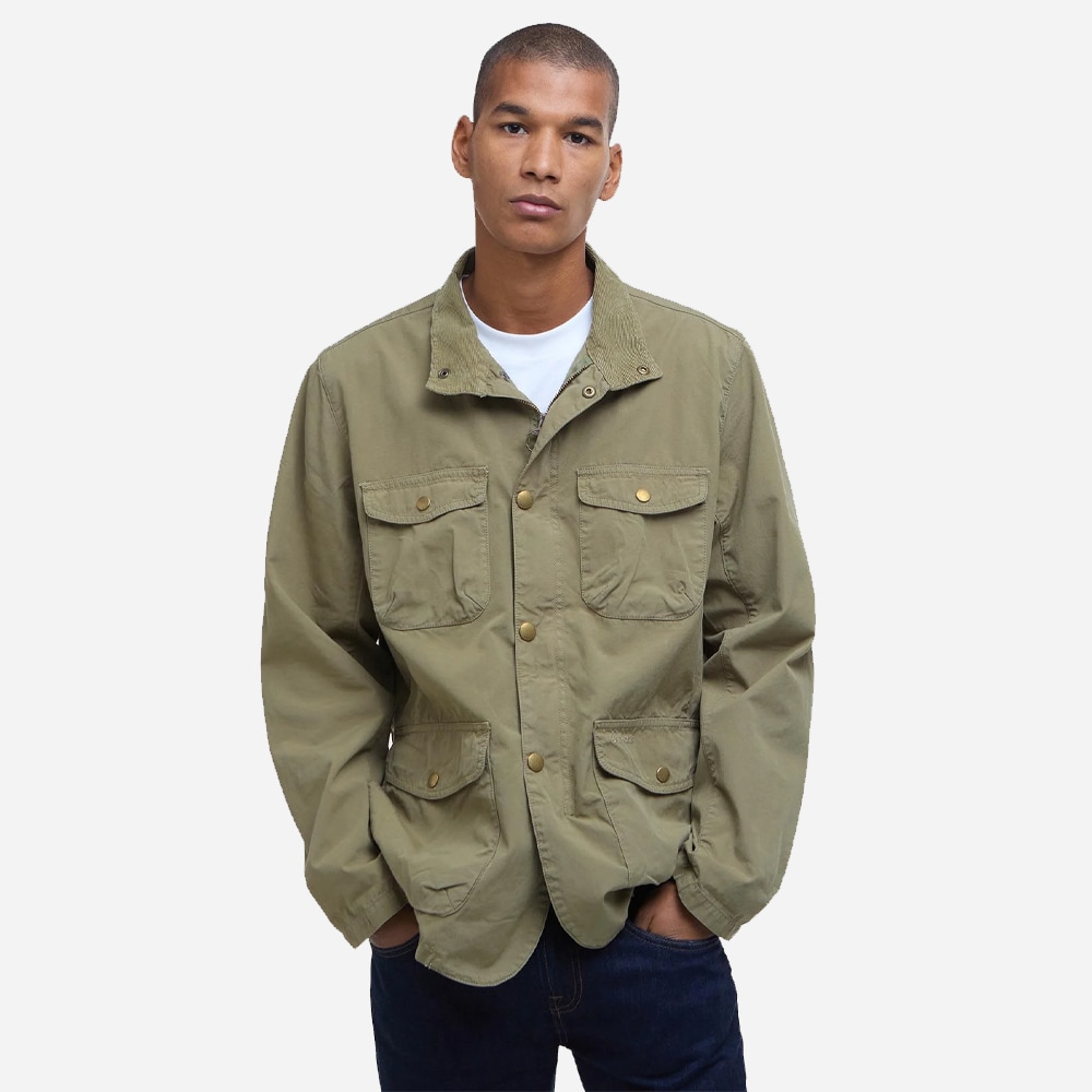 Ogston Casual Jacket - Bleached Olive