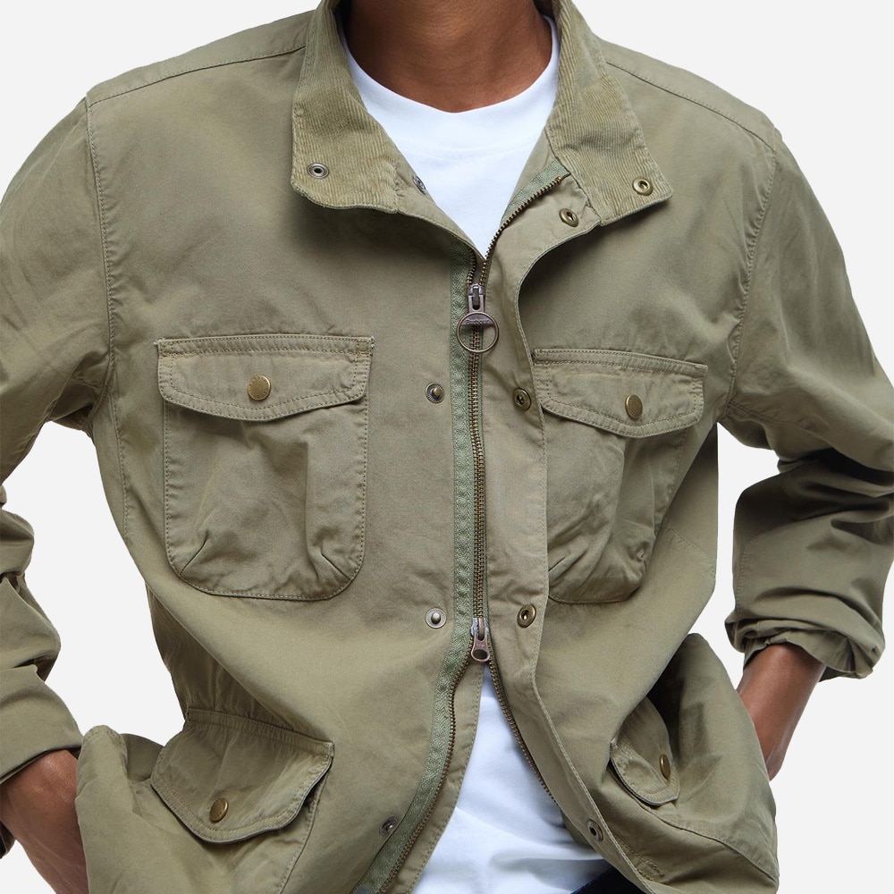 Ogston Casual Jacket - Bleached Olive