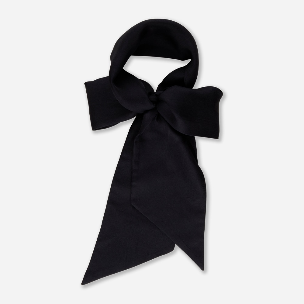 Silk Scarf - Black