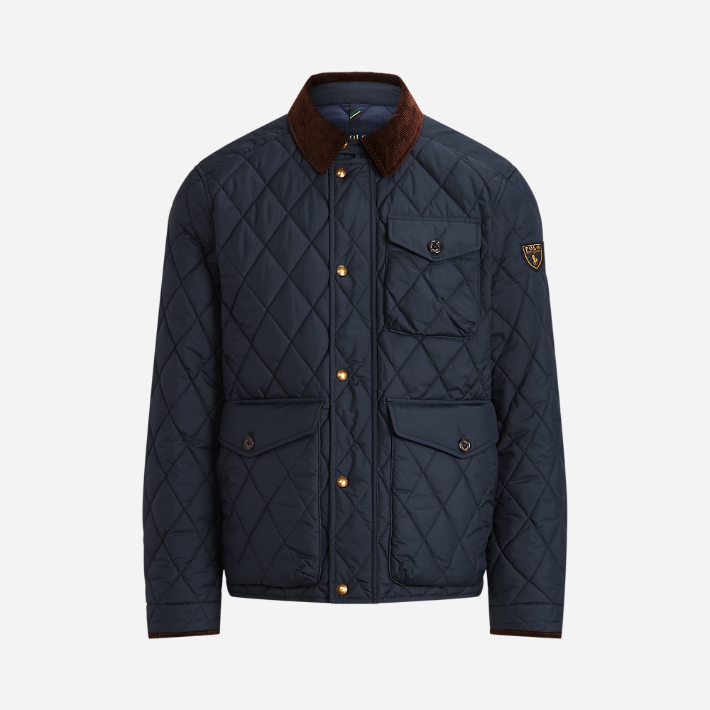 The Beaton Quilted Jacket - Navy