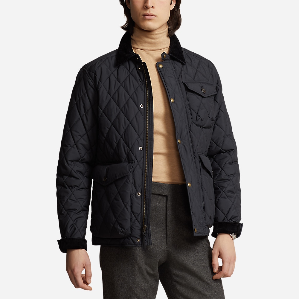 The Beaton Quilted Jacket - Black