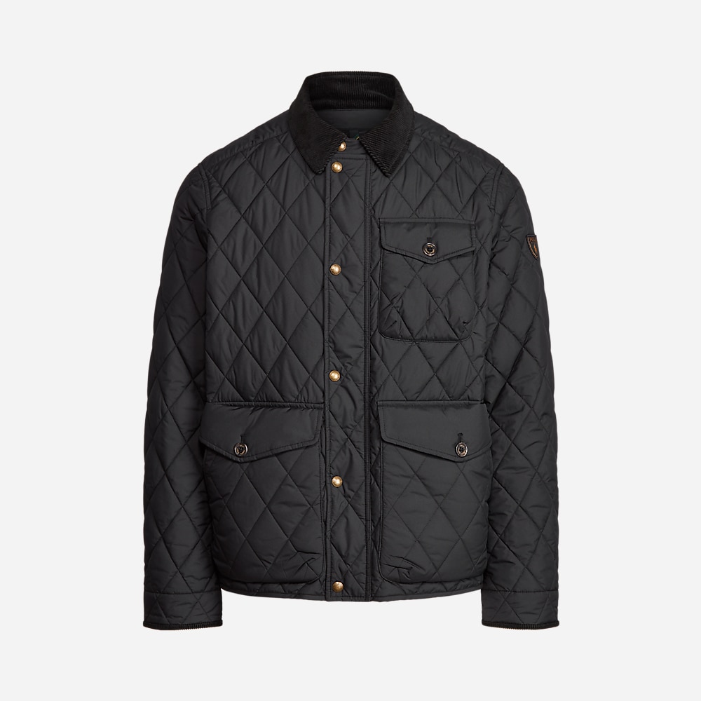 The Beaton Quilted Jacket - Black