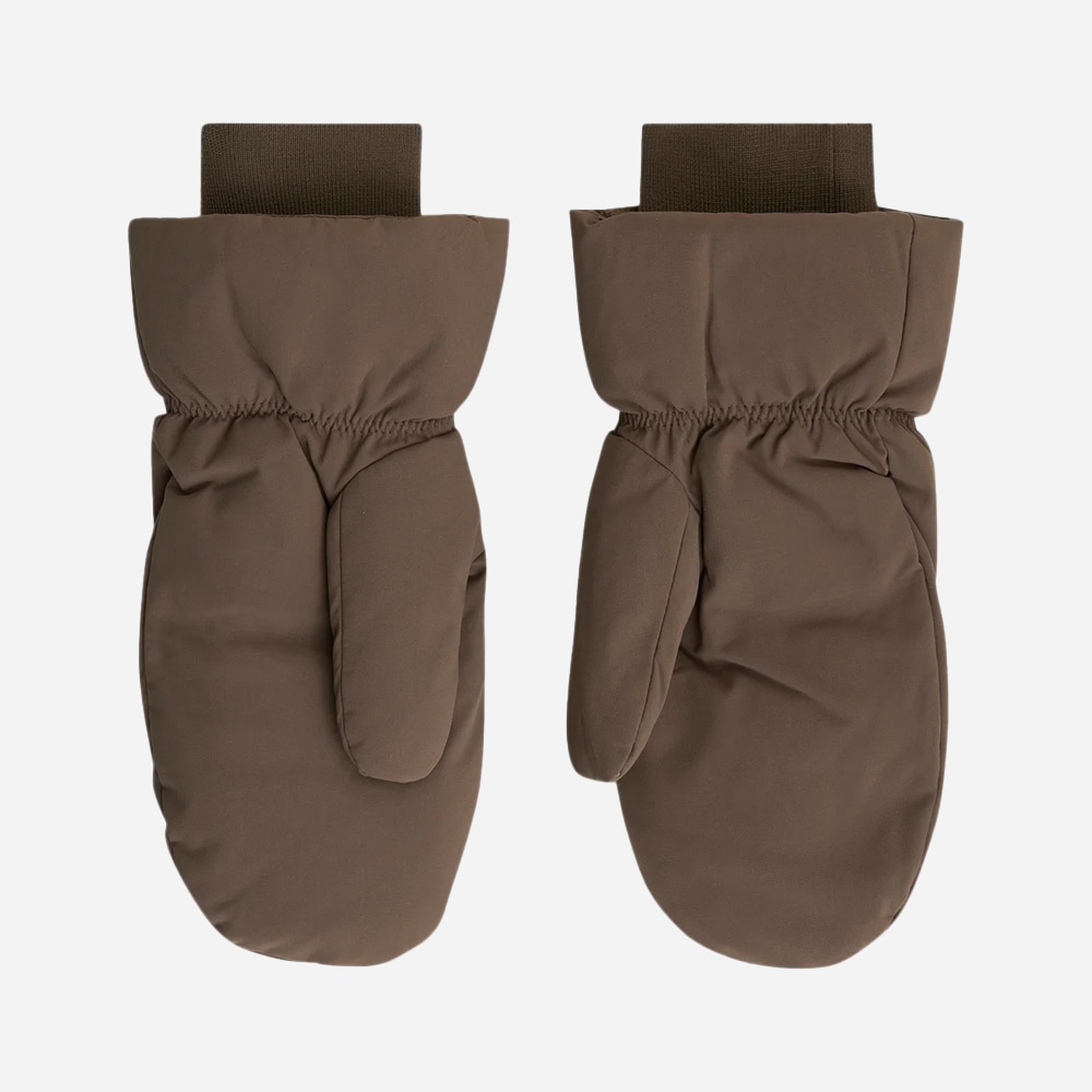 Slogen Bubble Mittens - Taupe