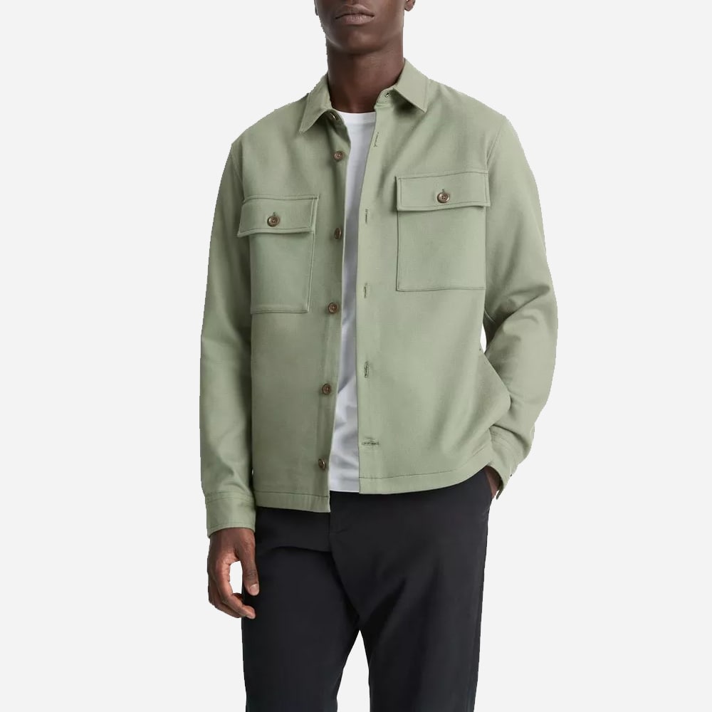 Double-Face Workwear Shirt Jacket - Broad Leaf