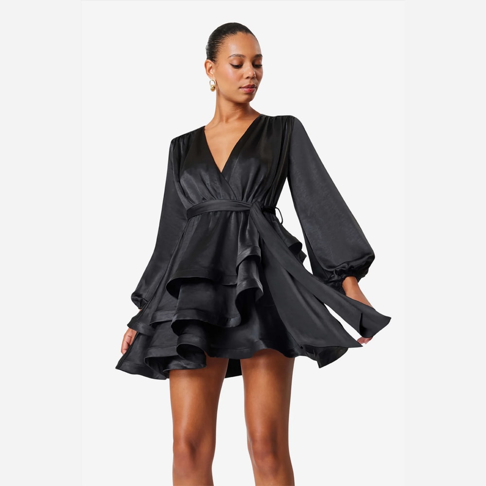 Clementine Mini Dress - Black