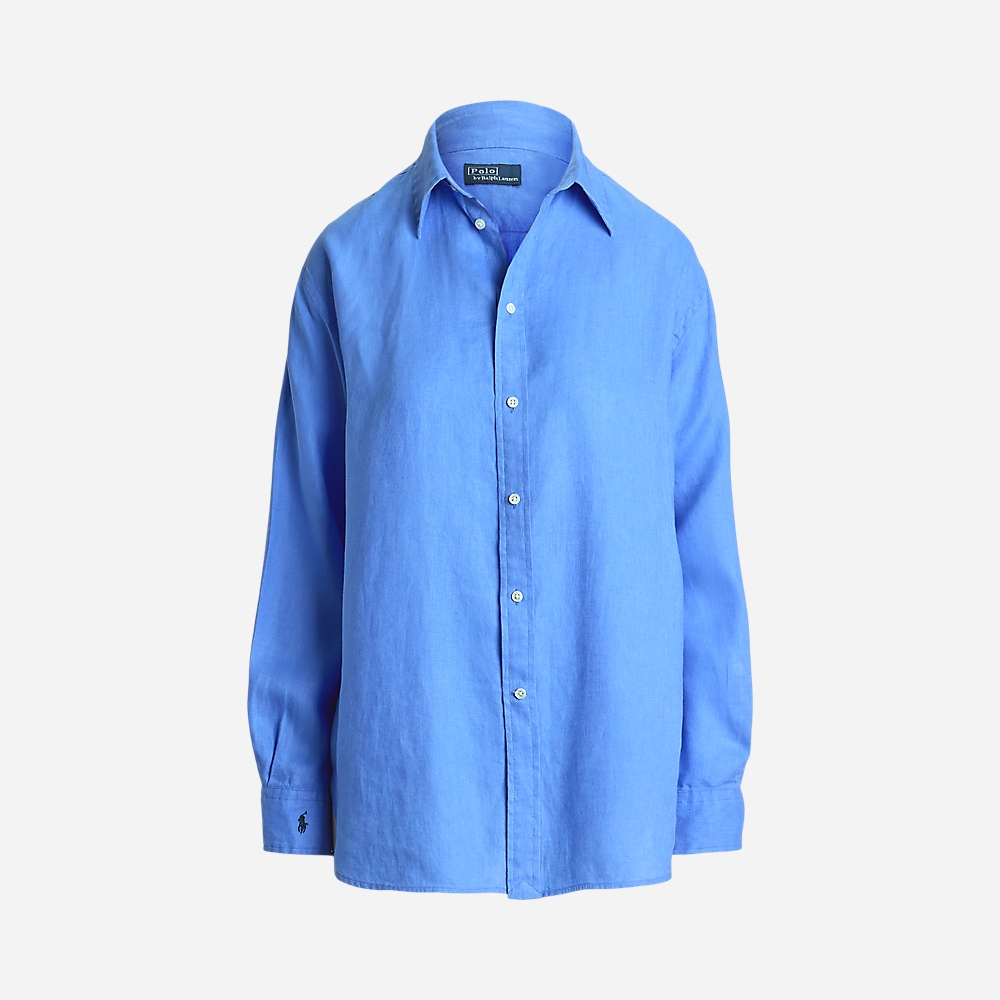 Classic Fit Linen Shirt - Harbor Island Blue