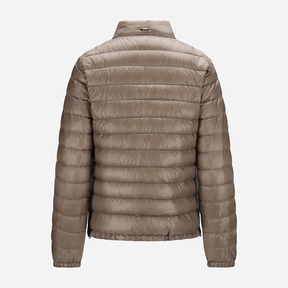 Lightweight Down Jacket - Taupe