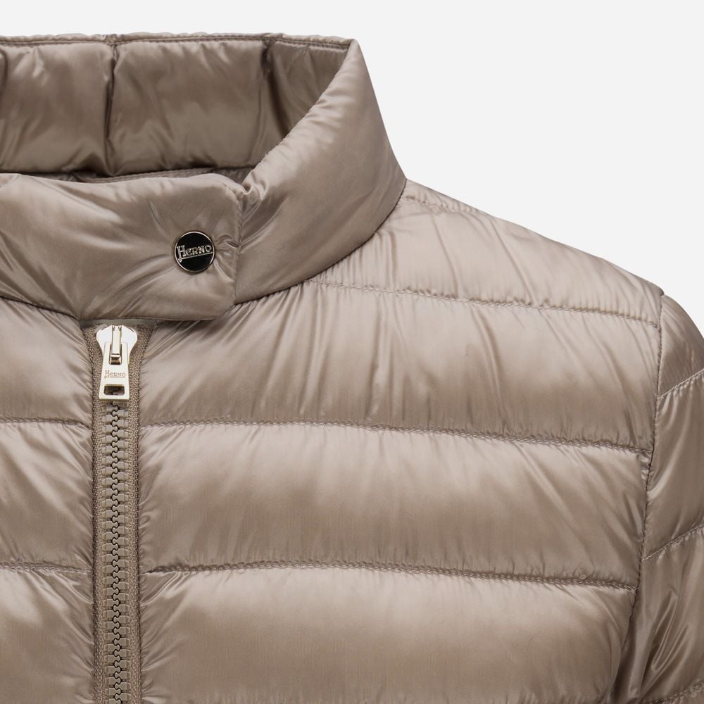 Lightweight Down Jacket - Taupe