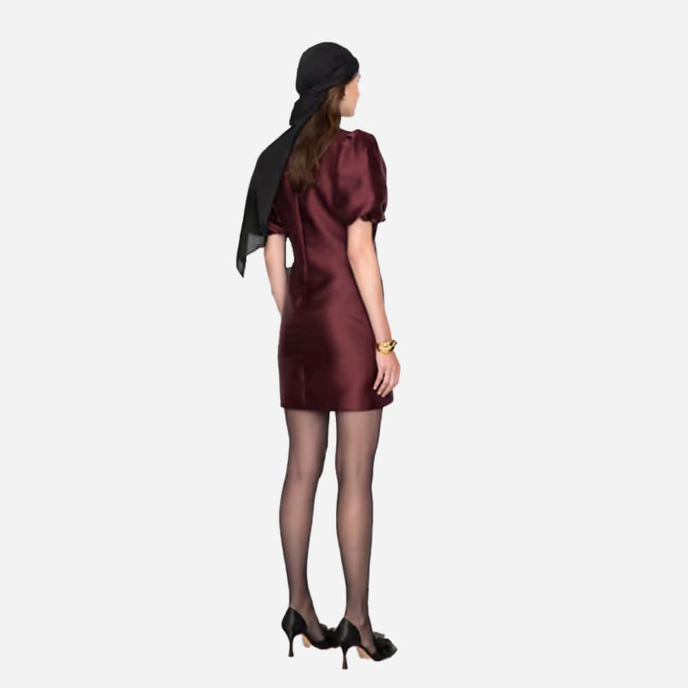 Marie Dress - Bordeaux