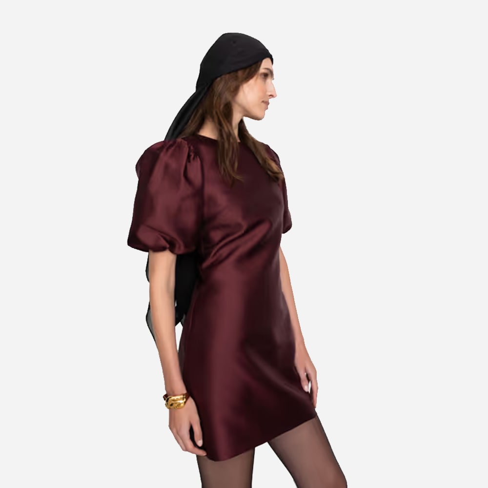 Marie Dress - Bordeaux