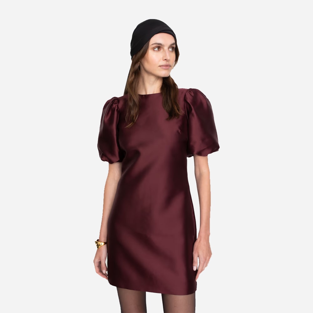 Marie Dress - Bordeaux