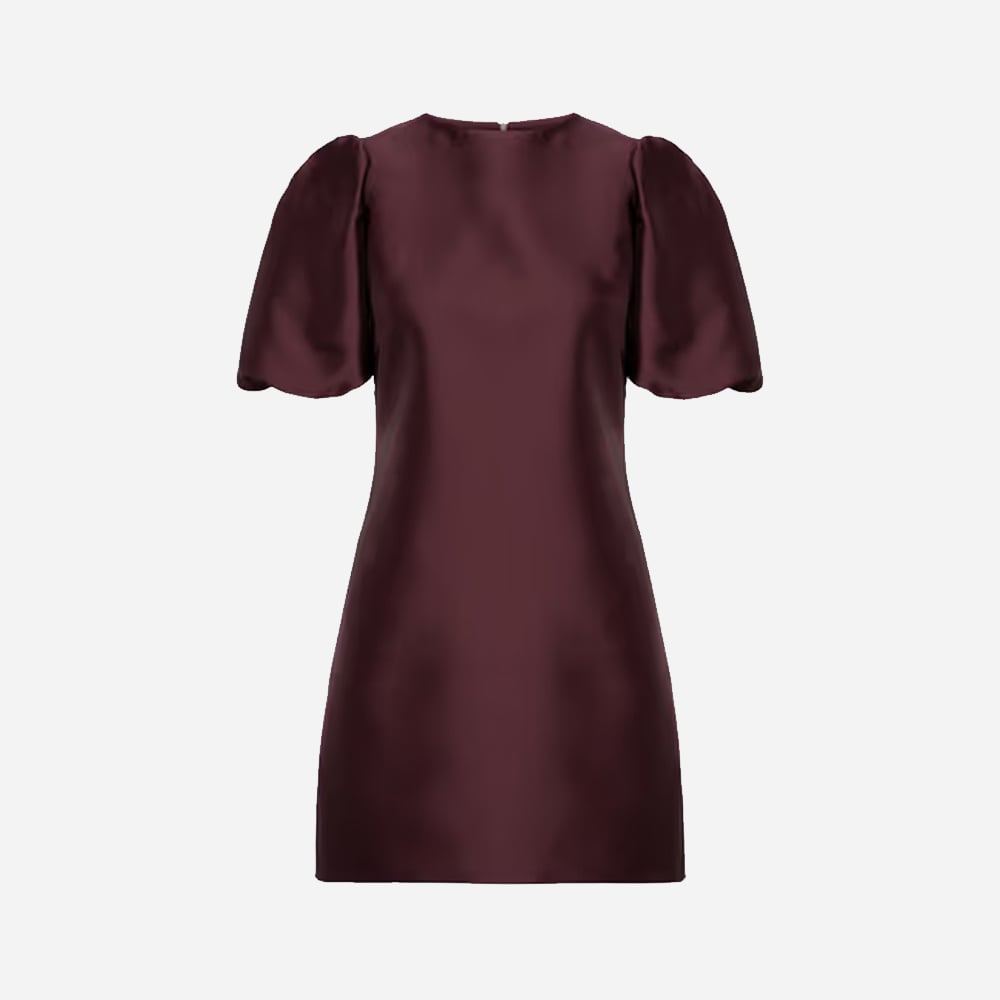 Marie Dress - Bordeaux