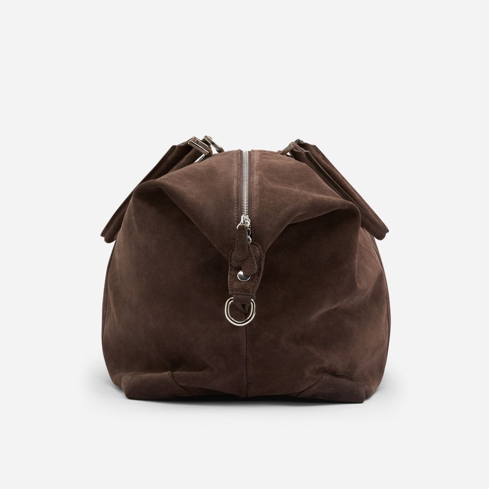 Weekend Bag - Dark Brown Suede