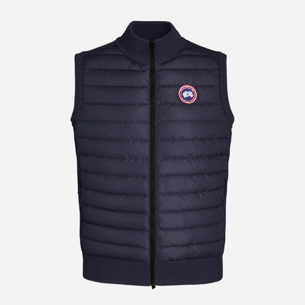 Hybridge Knit Vest - Navy