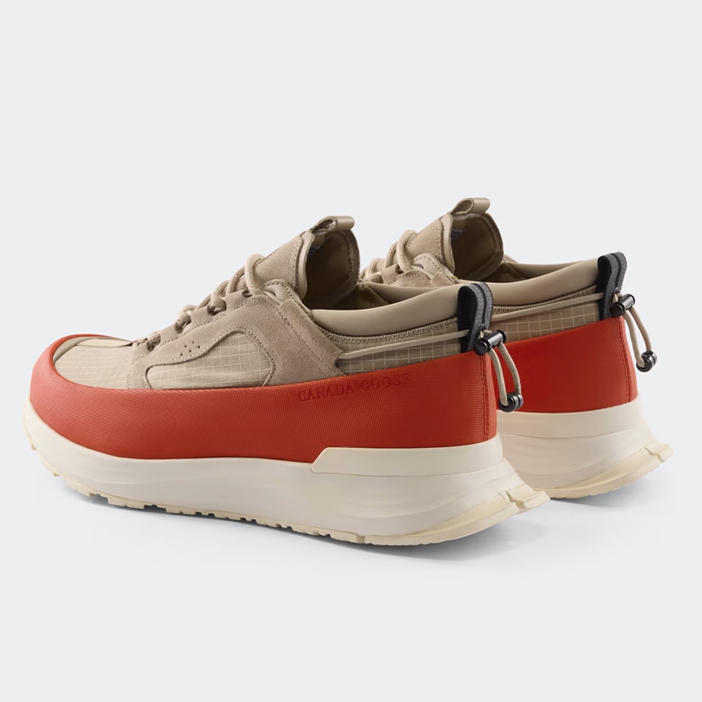 Glacier Trail Sneaker -  Tan/Signal Orange/Linen